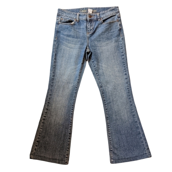 Cache premium Mid rise flare jeans size 6 - Picture 4 of 7